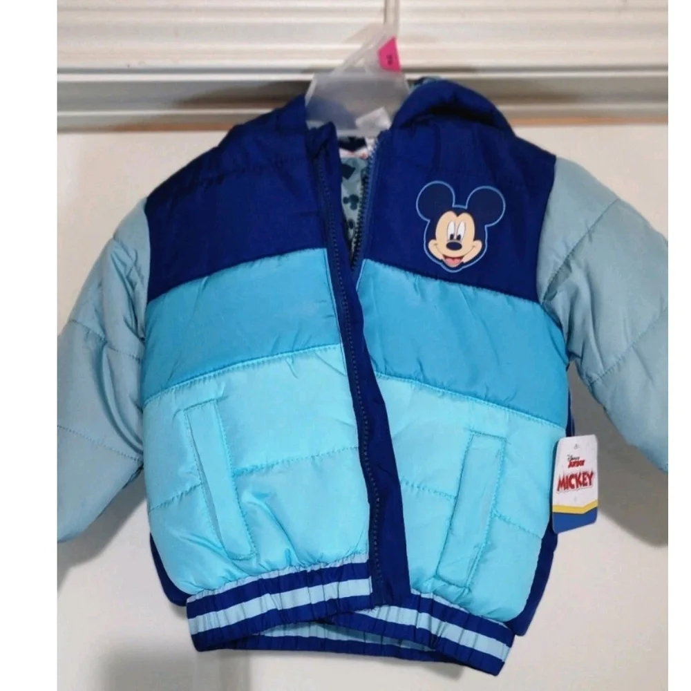 Disney Mickey Mouse Blue and Light‎ Blue Jacket